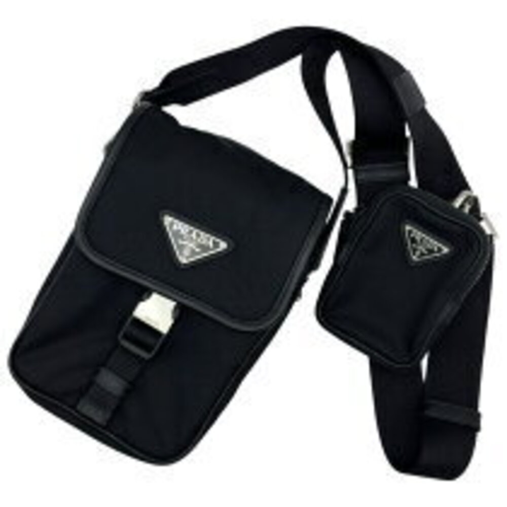Prada ReNylon Crossbody shoulder black Messenger